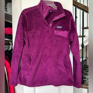 Magenta Patagonia fleece, size Large.